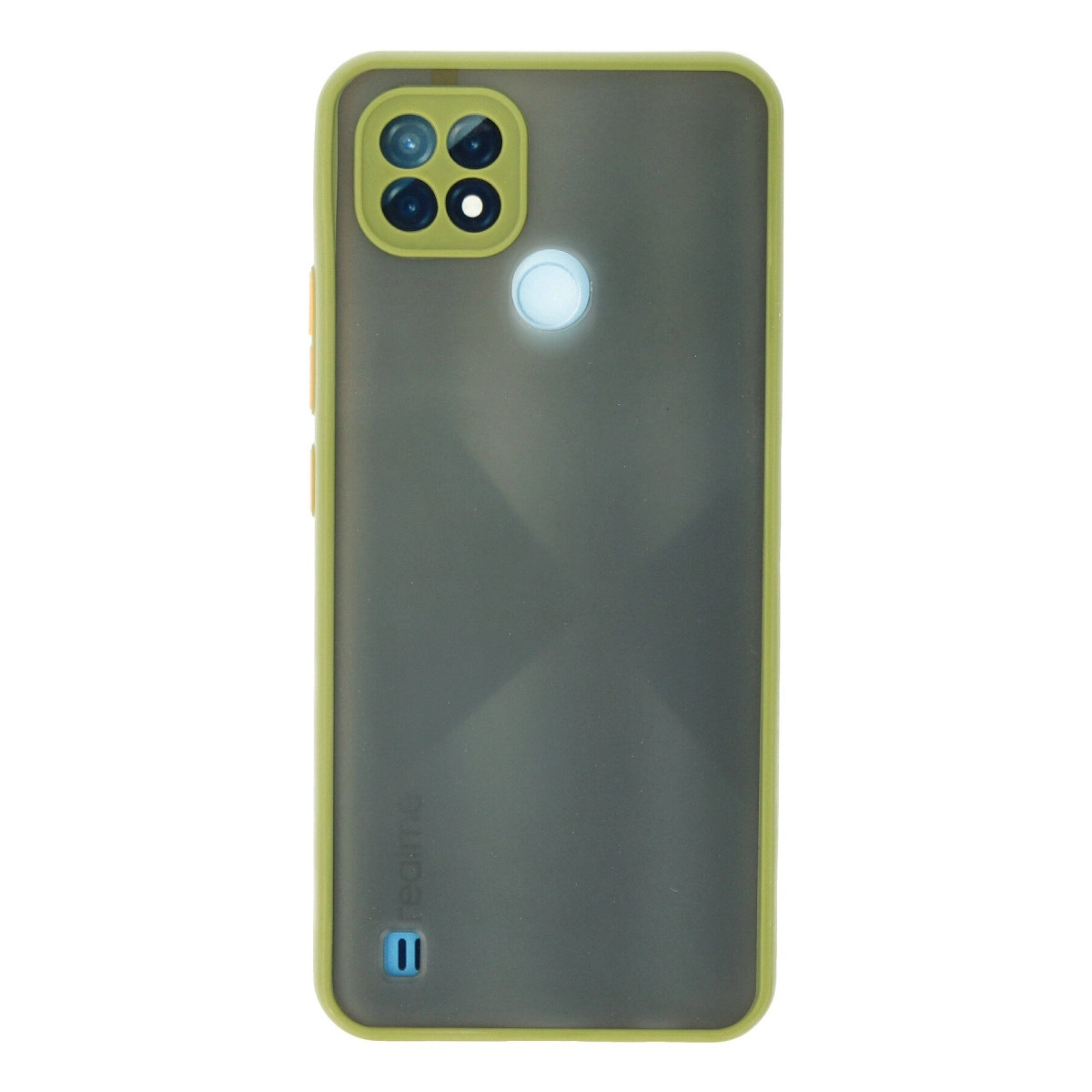 NEWFACE Realme C21 Uyumlu Montreal Silikon Kapak Telefon Kılıfı Açık Yeşil