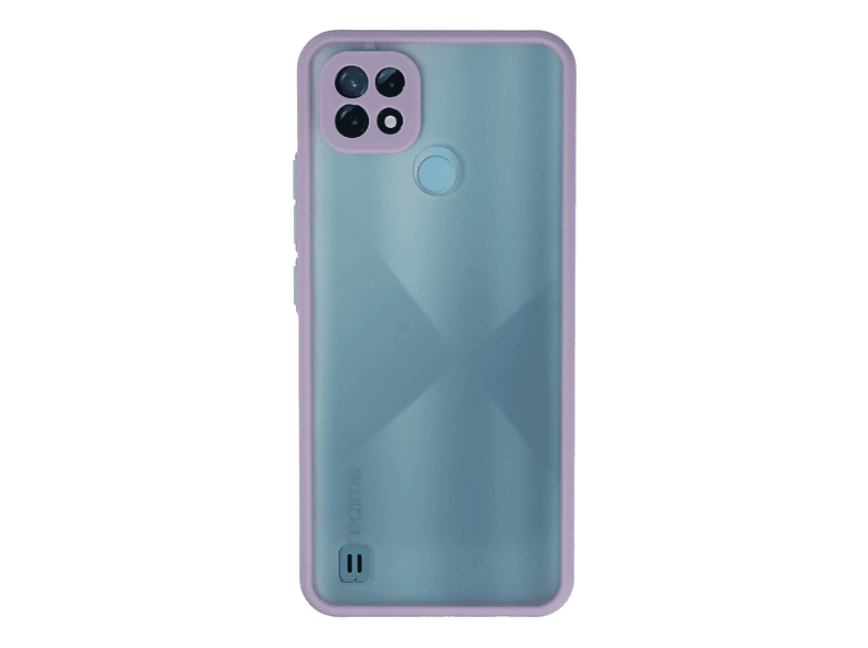 NEWFACE Realme C21 Uyumlu Montreal Silikon Kapak Telefon Kılıfı Mor