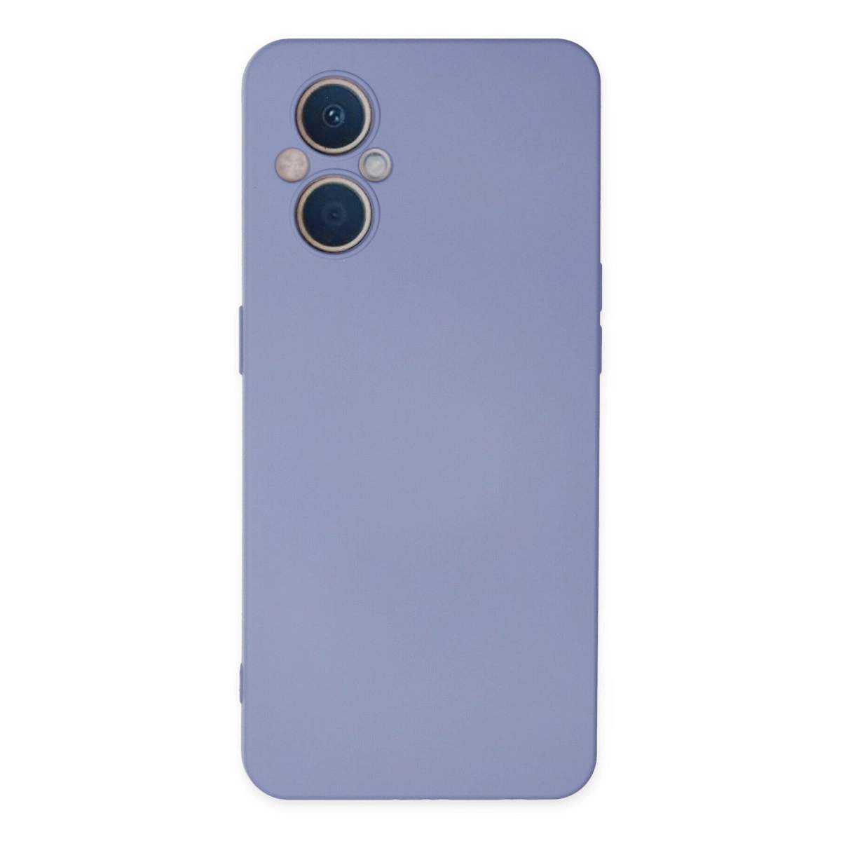NEWFACE Oppo Reno 7 Lite Uyumlu Nano İçi Kadife Silikon Telefon Kılıfı Lila