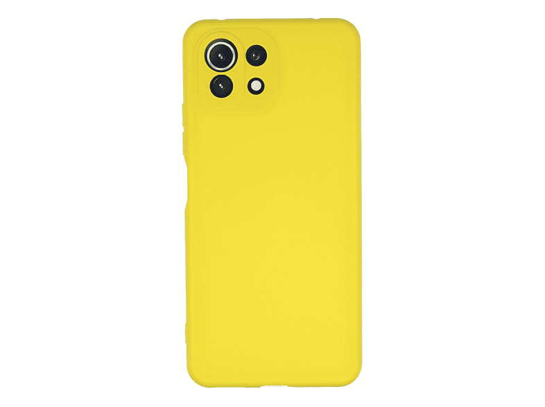 EVIMDEYOKYOK Xiaomi Mi 11 Lite Kılıf Nano İçi Kadife Silikon - Sarı Telefon Kılıfı Çok Renkli