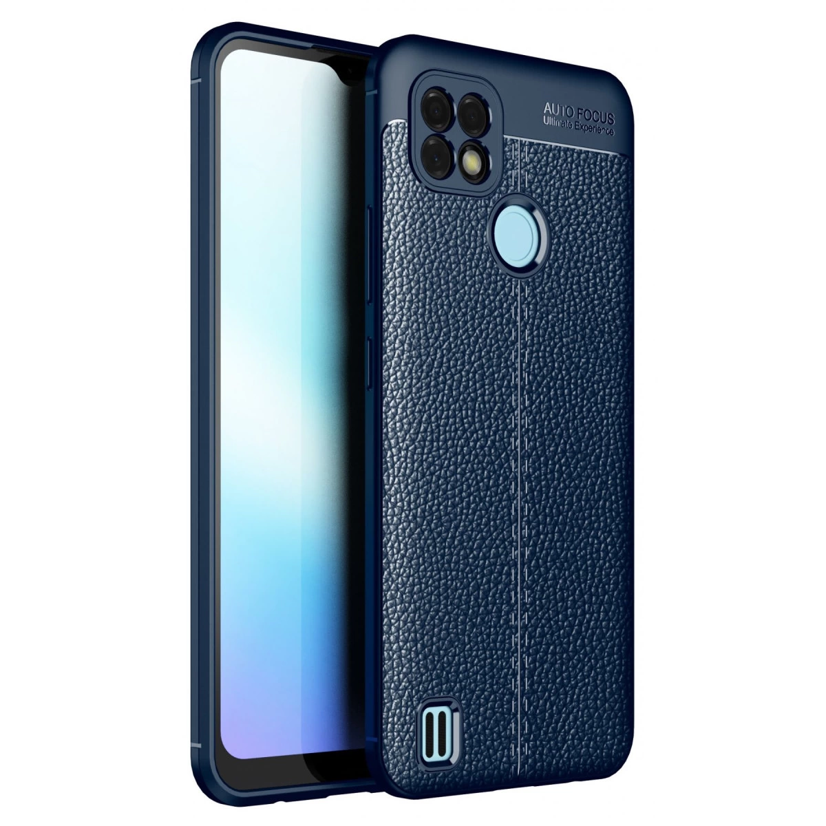 NEWFACE Realme C25 Uyumlu Auto Focus Kapak Telefon Kılıfı Lacivert