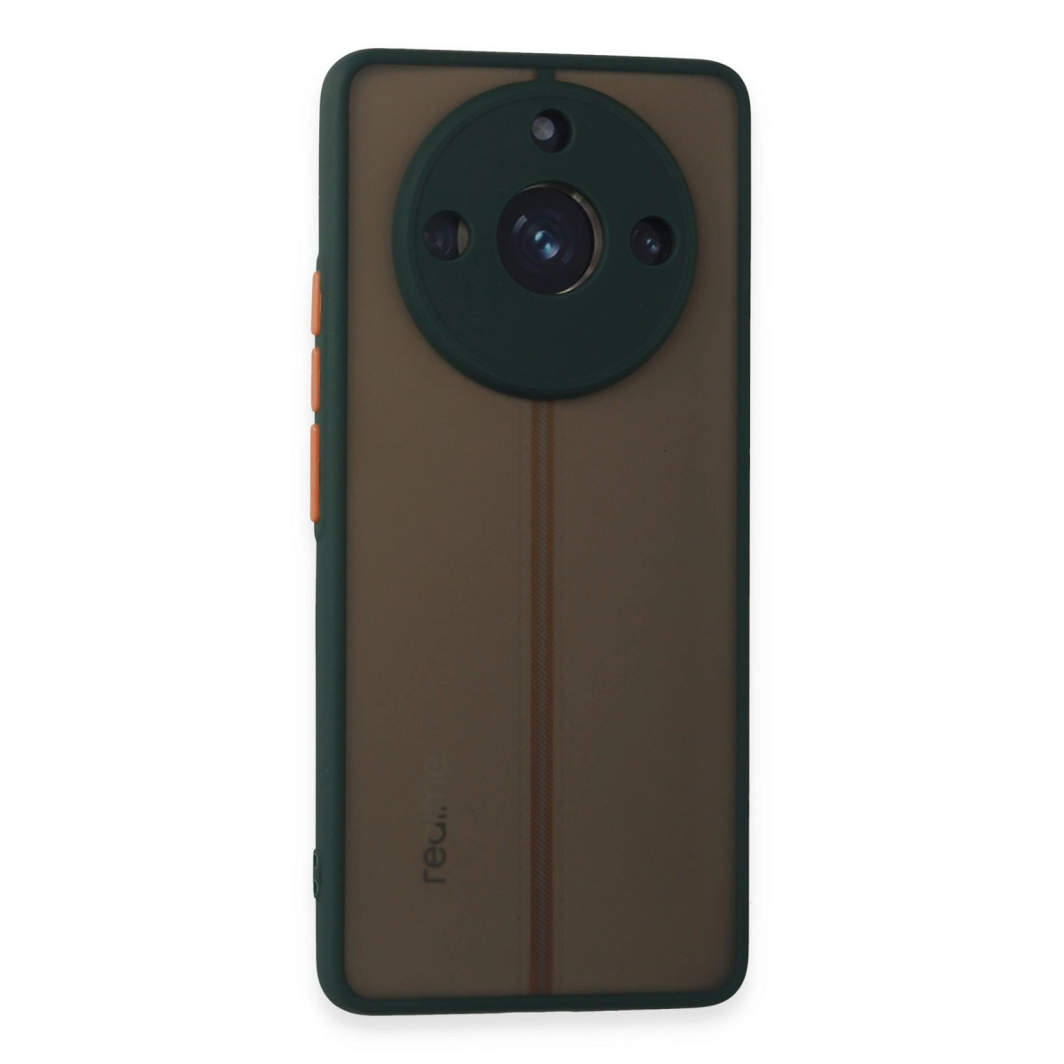 NEWFACE Realme 11 Pro Uyumlu Montreal Silikon Kapak Telefon Kılıfı Yeşil