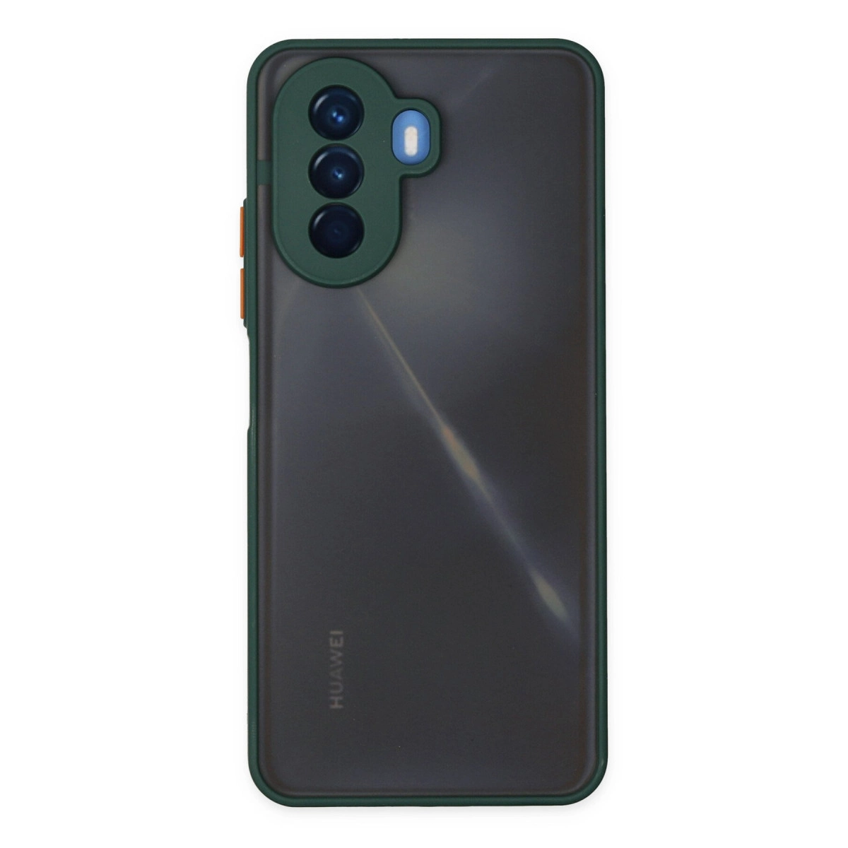 NEWFACE Huawei Nova Y70 Uyumlu Montreal Silikon Kapak Telefon Kılıfı Yeşil