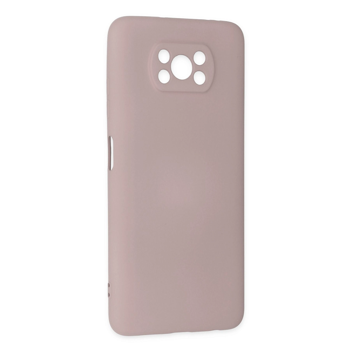 Üstte dikdörtgen kamera kesimli pembe telefon kılıfı.