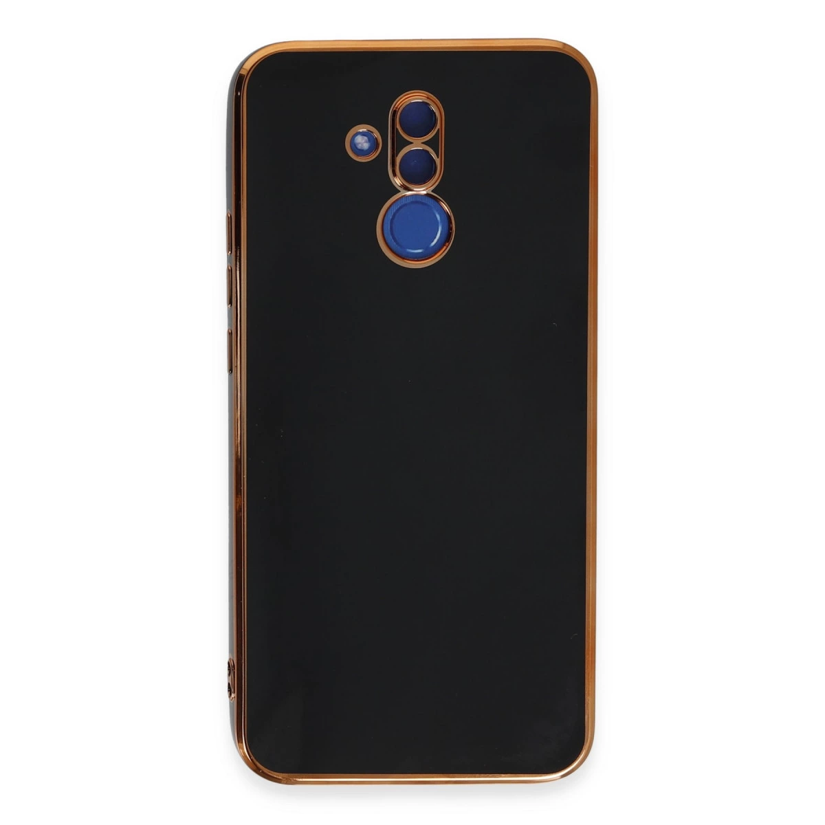 NEWFACE Huawei Mate 20 Lite Uyumlu Volet Silikon Telefon Kılıfı Siyah