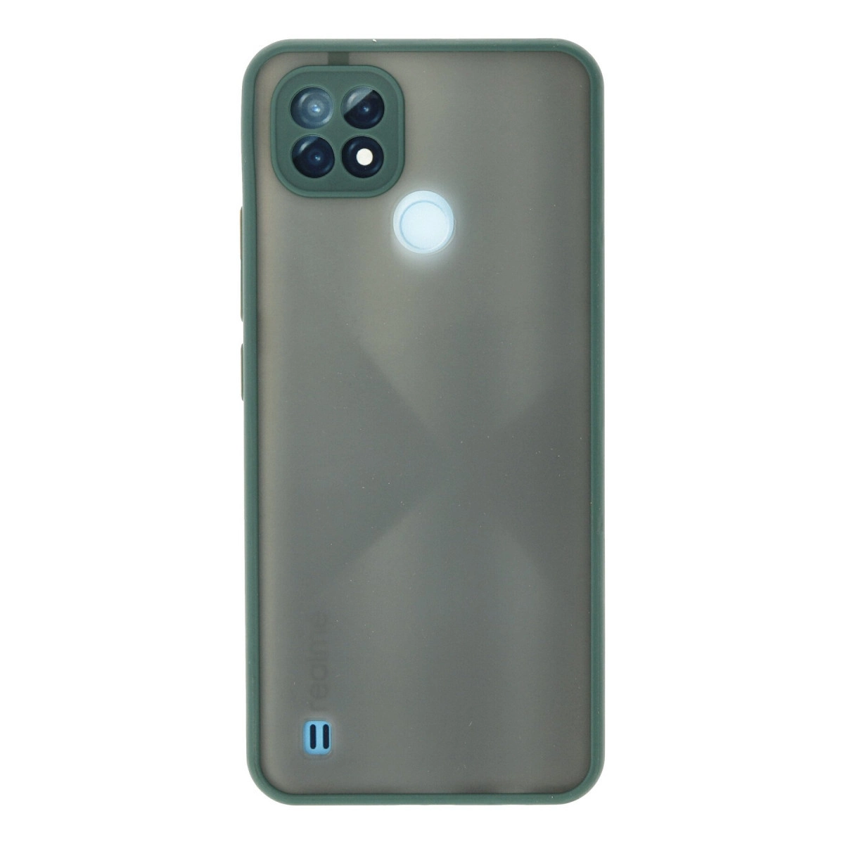 NEWFACE Realme C21 Uyumlu Montreal Silikon Kapak Telefon Kılıfı Yeşil