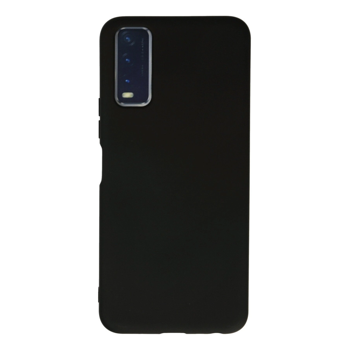 NEWFACE Vivo Y11s Uyumlu Nano İçi Kadife Silikon Telefon Kılıfı Siyah