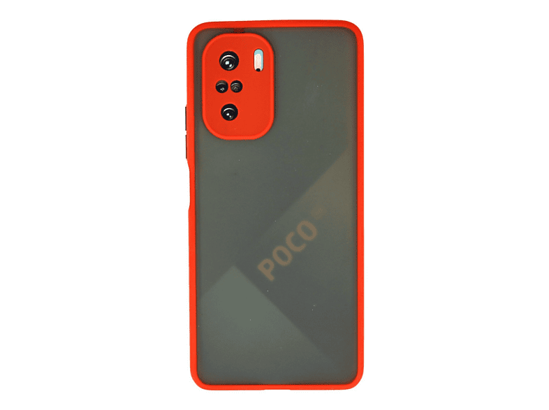 NEWFACE Xiaomi Poco F3 Uyumlu Montreal Silikon Kapak Telefon Kılıfı Kırmızı