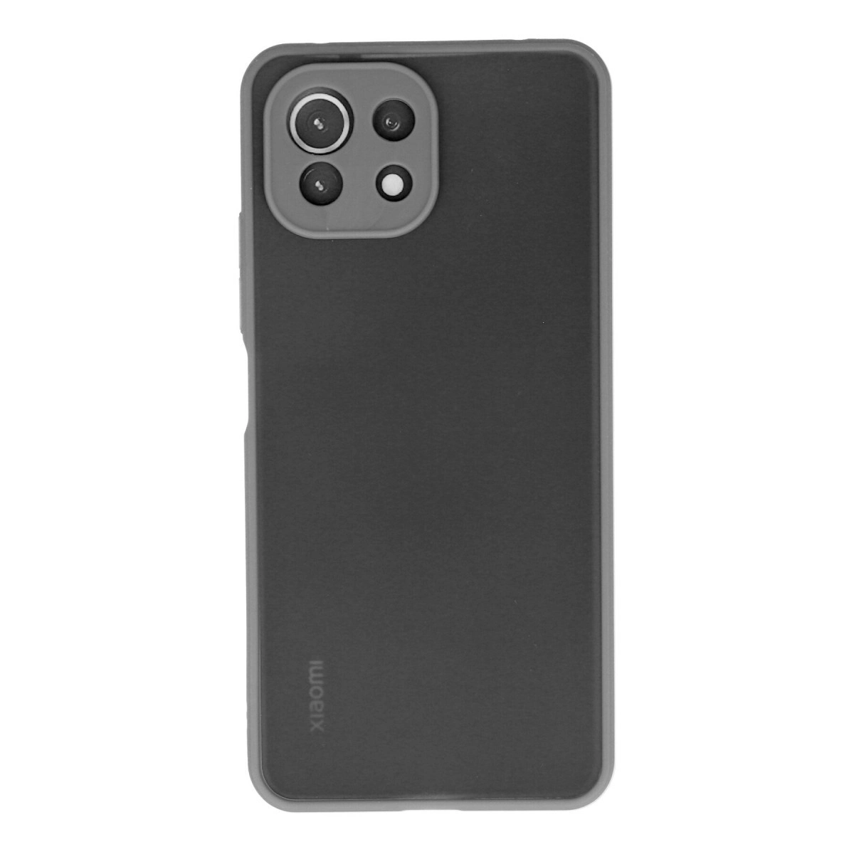 NEWFACE Xiaomi Mi 11 Lite Uyumlu Montreal Silikon Kapak Telefon Kılıfı Gri