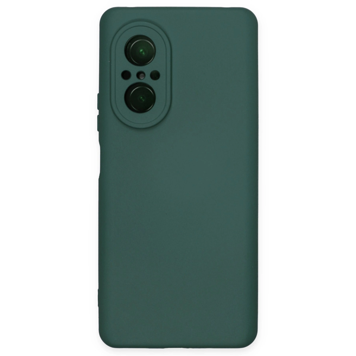 NEWFACE Huawei Nova 9 SE Uyumlu Nano İçi Kadife Silikon Telefon Kılıfı Koyu Yeşil