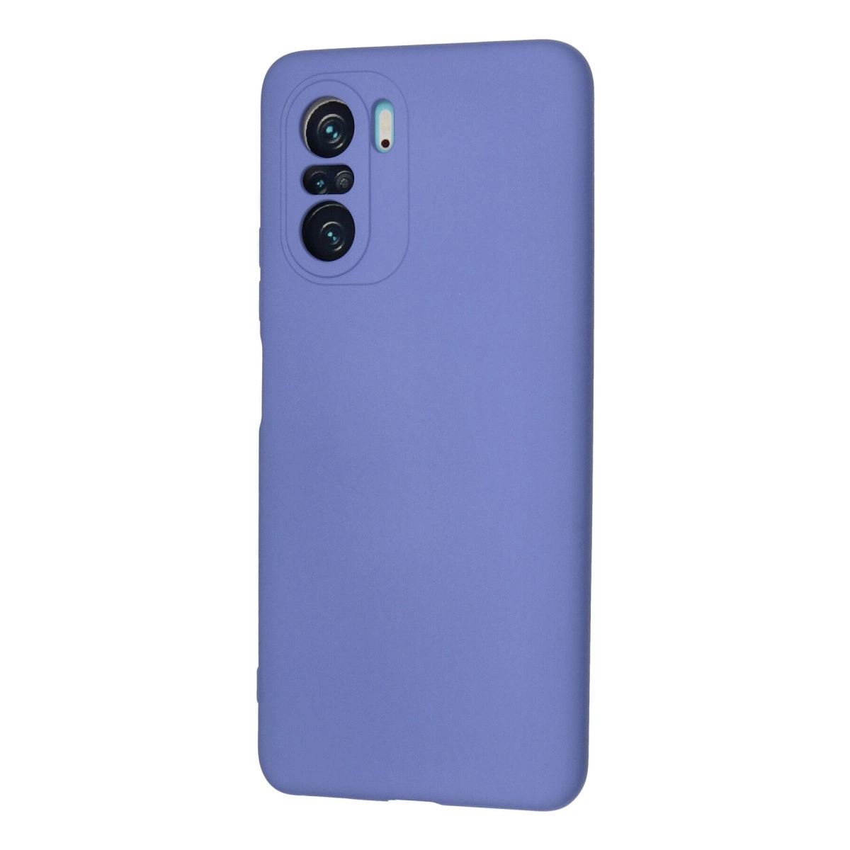 Arka kamera dizilimine sahip mor renkli telefon kılıfı.