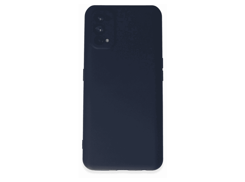 NEWFACE Realme 7 Pro Uyumlu Nano İçi Kadife Silikon Telefon Kılıfı Lacivert