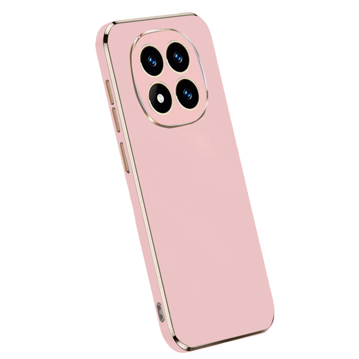 NEWFACE Xiaomi Redmi Note 14 Pro Plus Uyumlu Volet Silikon Telefon Kılıfı Pembe