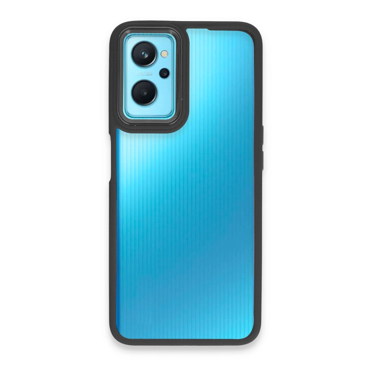 NEWFACE Realme 9i 4G Uyumlu Dora Kapak Telefon Kılıfı Siyah