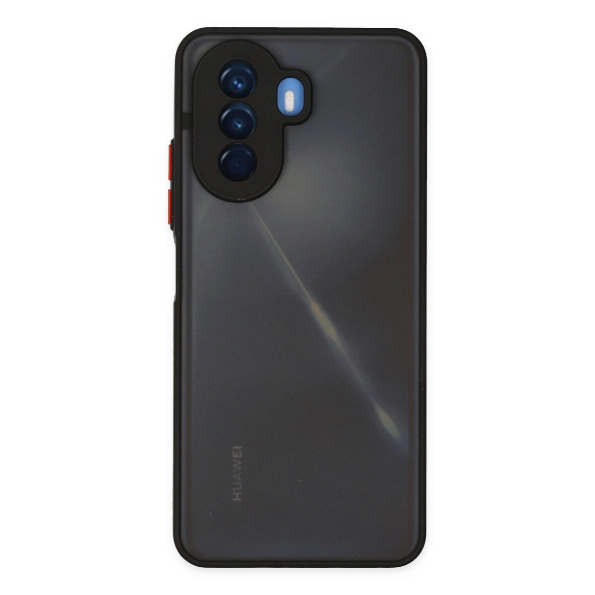 NEWFACE Huawei Nova Y70 Uyumlu Montreal Silikon Kapak Telefon Kılıfı Siyah