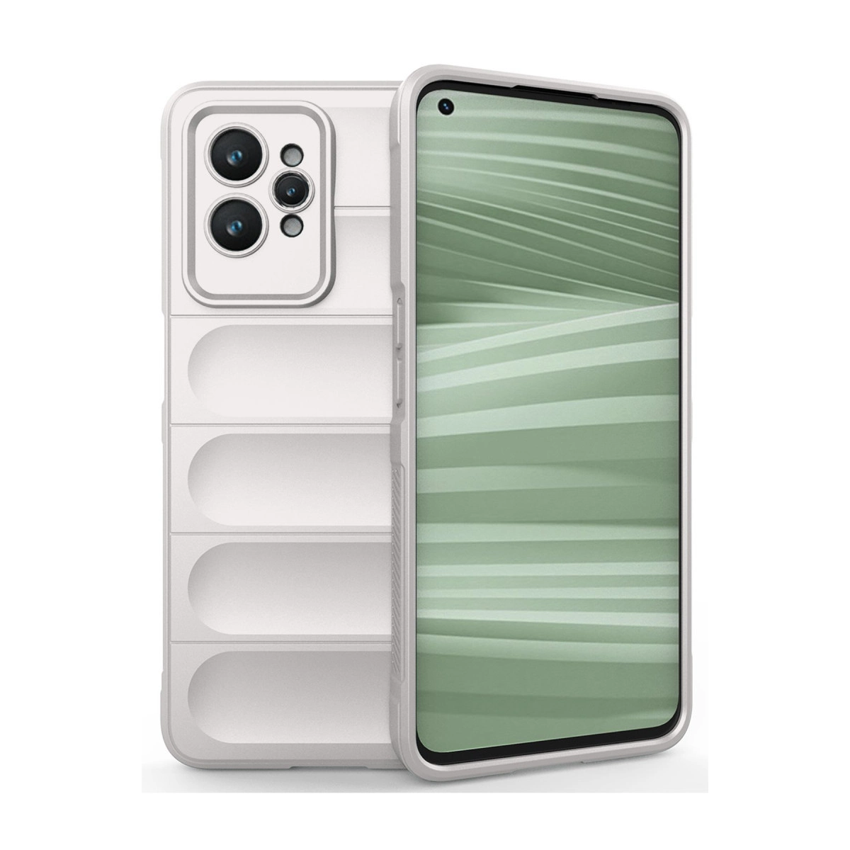 NEWFACE Realme Gt2 Pro 5G Uyumlu Optimum Silikon Telefon Kılıfı Krem