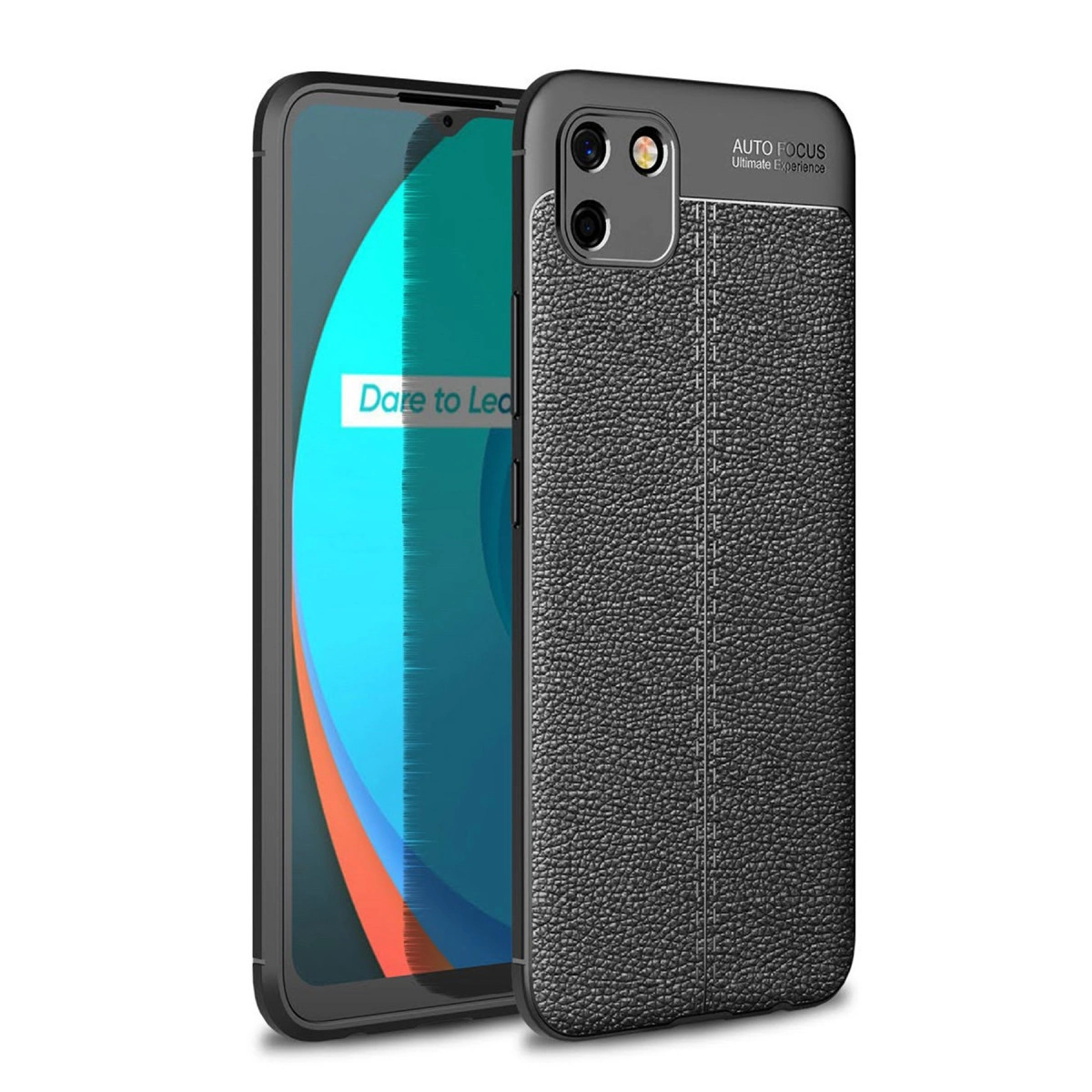 NEWFACE Realme C11 2021 Uyumlu Auto Focus Kapak Telefon Kılıfı Siyah