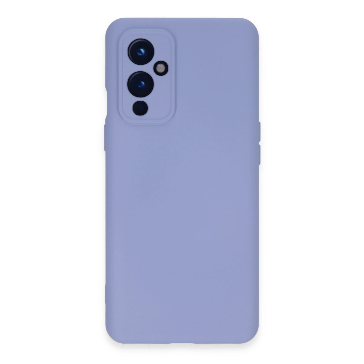 NEWFACE One Plus 9 Uyumlu Nano İçi Kadife Silikon Telefon Kılıfı Lila
