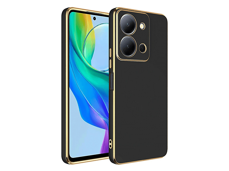 NEWFACE Vivo Y36 Uyumlu Volet Silikon Telefon Kılıfı Siyah
