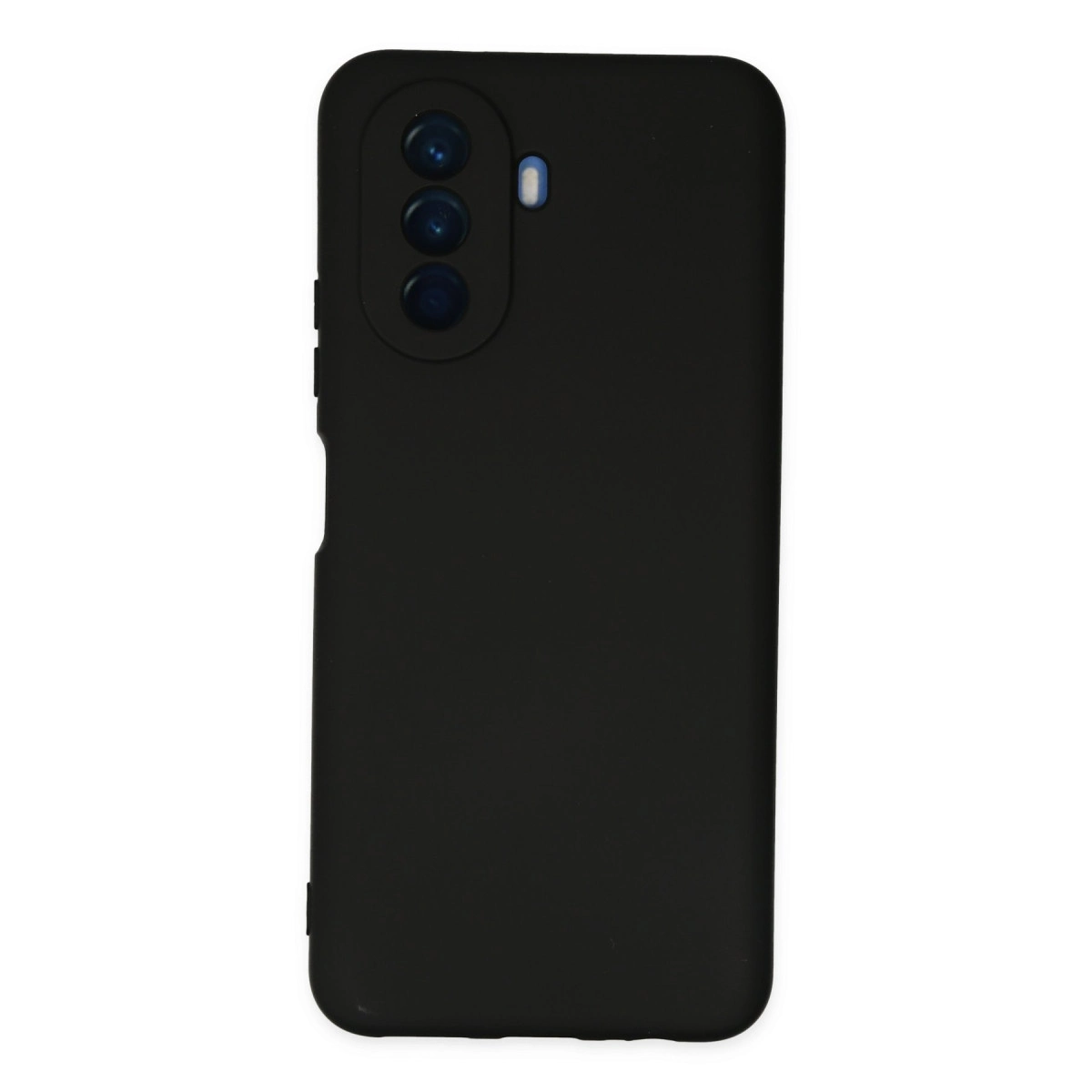 NEWFACE Huawei Nova Y70 Uyumlu Nano İçi Kadife Silikon Telefon Kılıfı Siyah