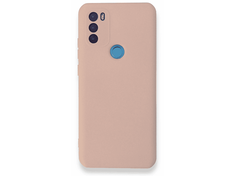 NEWFACE General Mobile Gm 21 Plus Uyumlu Nano İçi Kadife Silikon Telefon Kılıfı Pudra