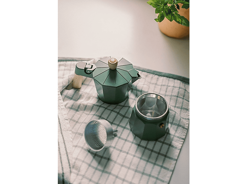 Cafetera tradicional | CREATE THERA MOKA RETRO, 120 W, Sage