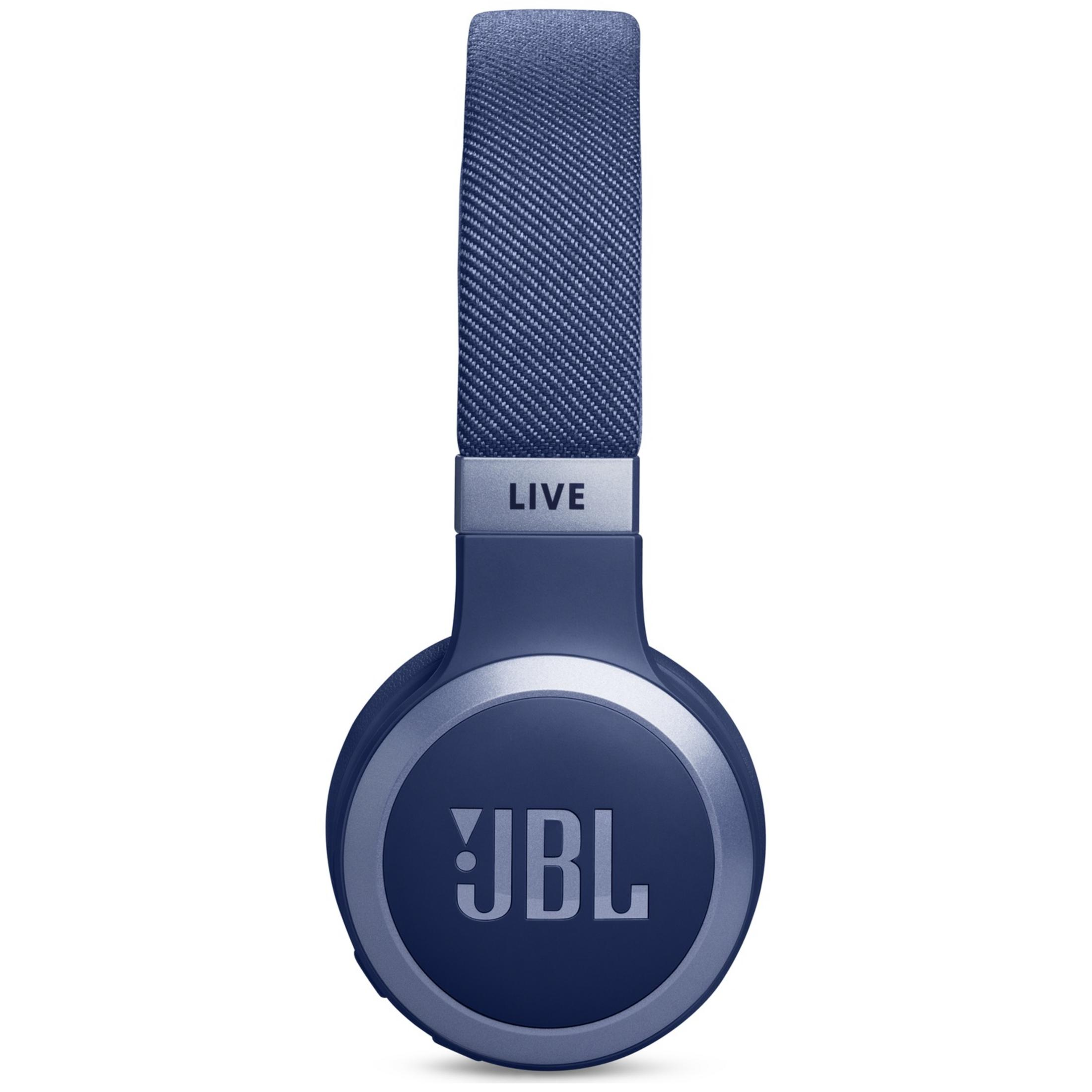 Cuffie JBL blu scuro con logo argentato "LIVE".