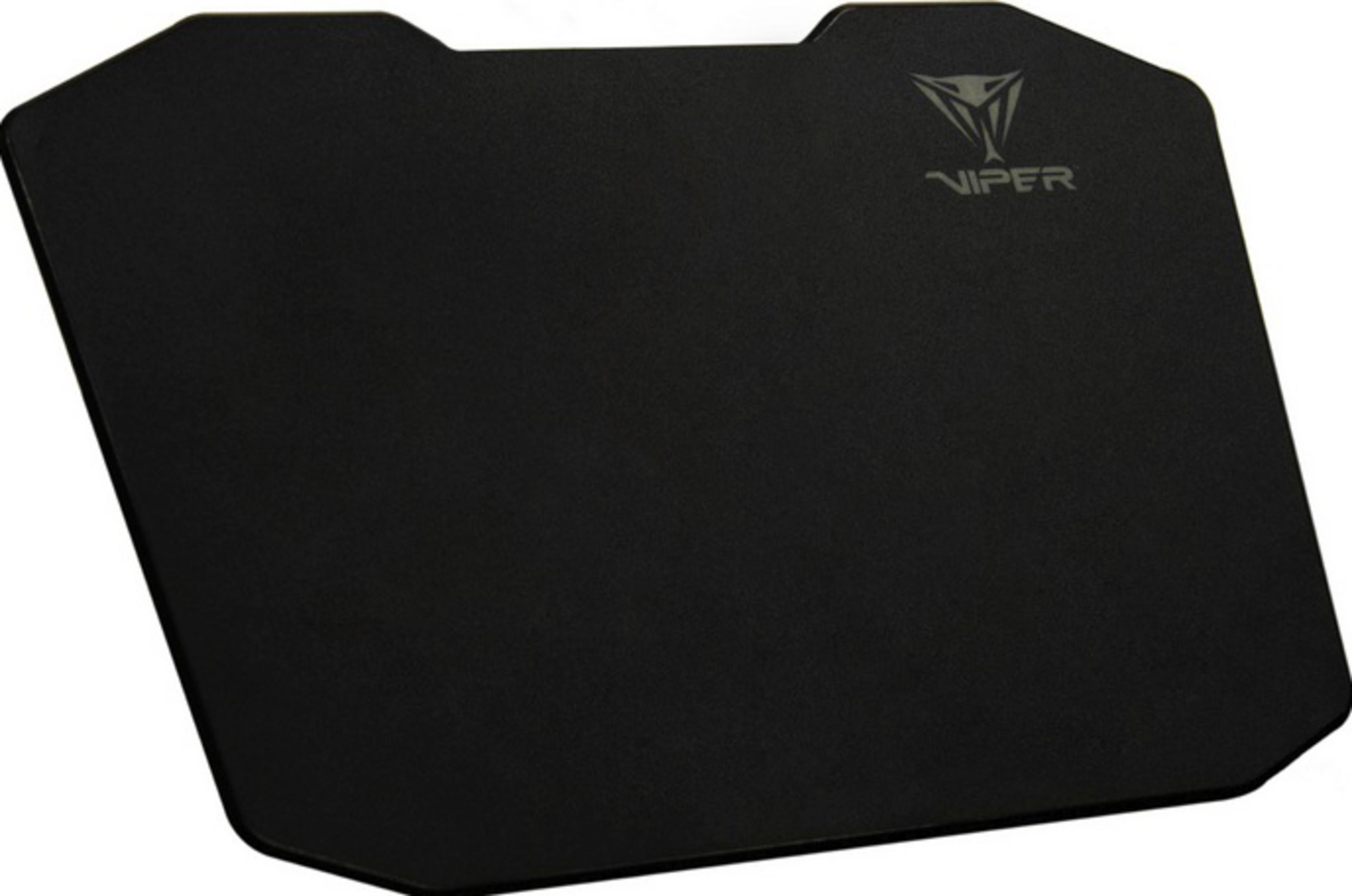 Czarna podkładka pod mysz z logo Viper w prawym górnym rogu.
