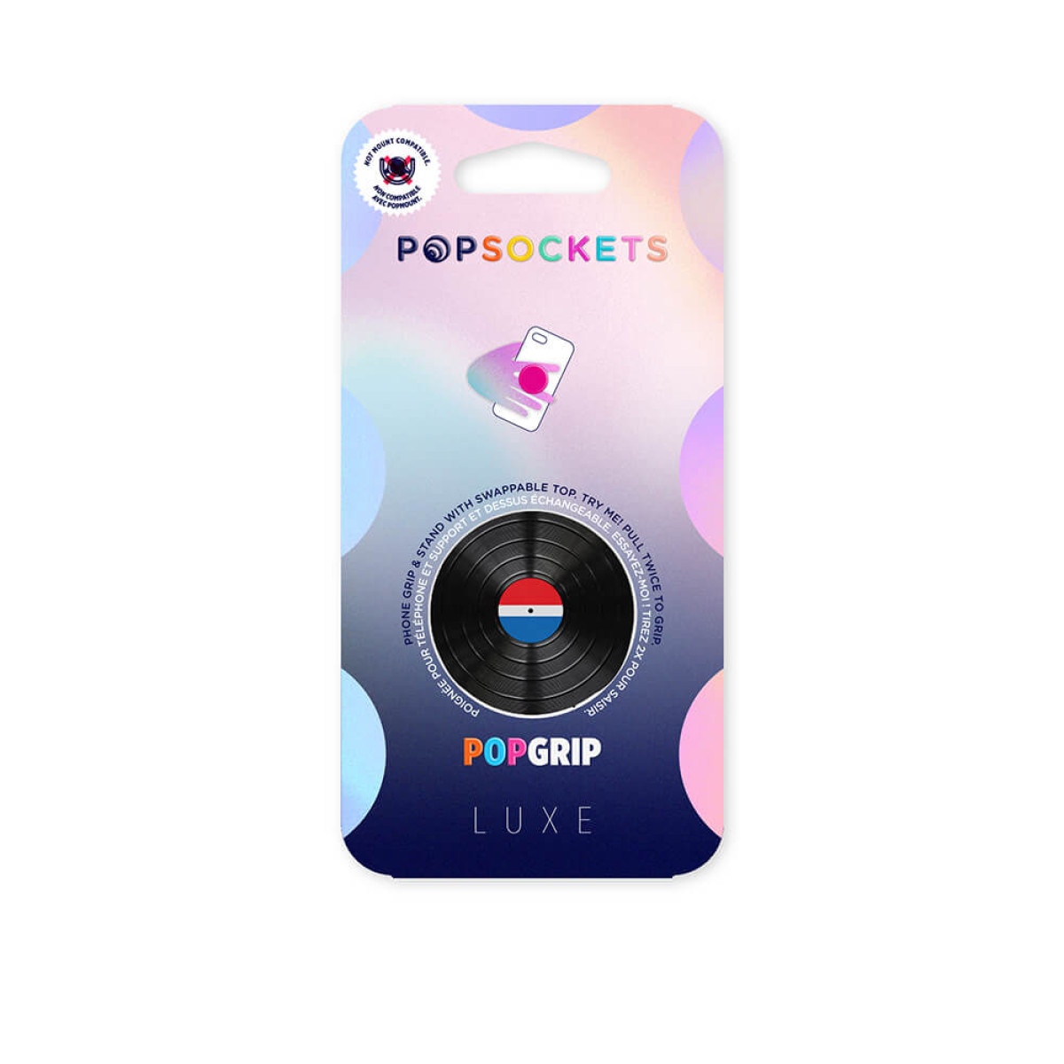 Impugnatura Popsockets per telefono a forma di disco con bandiera olandese.