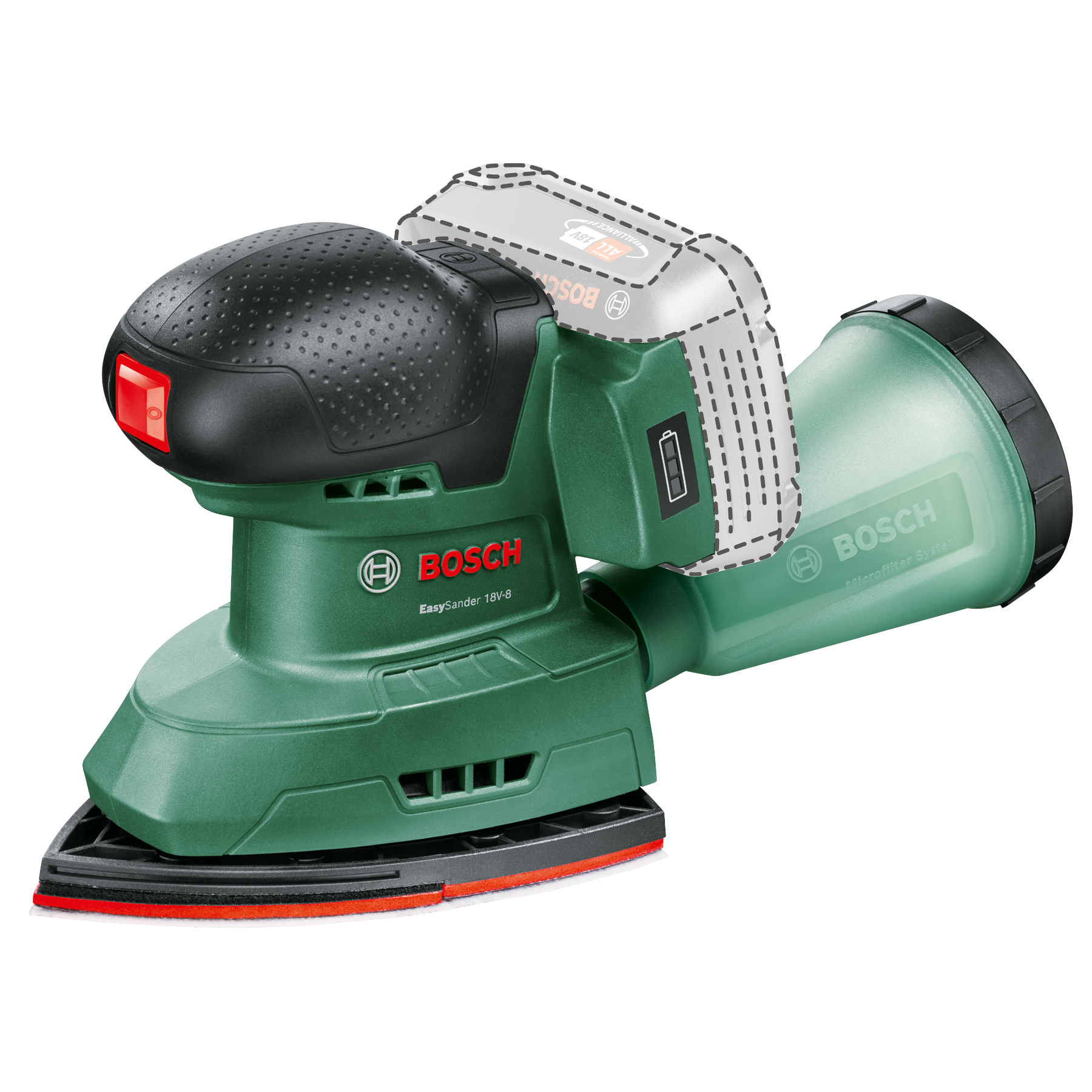 BOSCH EasySander 18V-8 Zımpara Makinesi