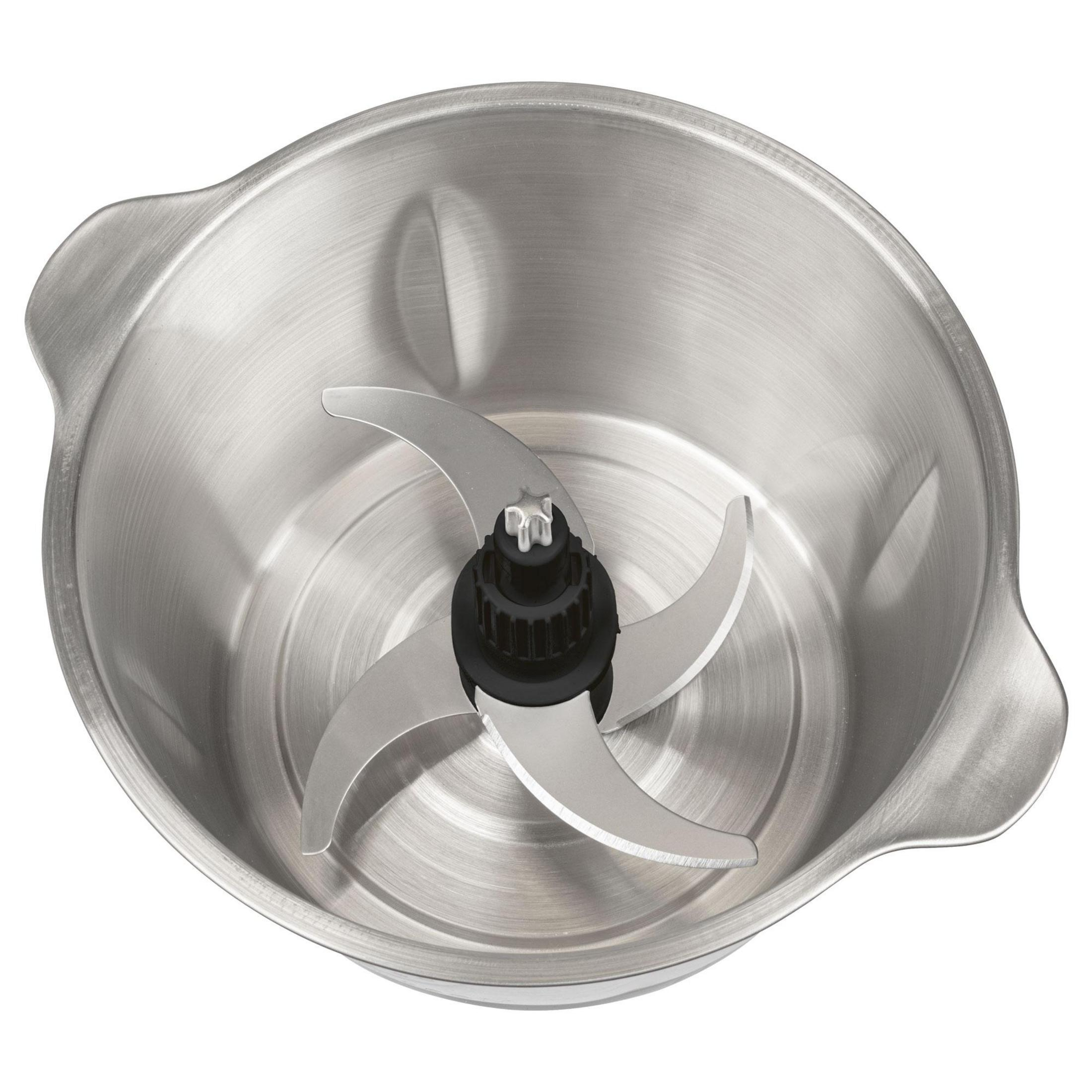 ProfiCook® Multizerkleinerer | elektrisch | Ice Crush-Funktion | Gemüseschneider | zerkleinerer | 1,7L Edelstahlbehälter | Kombimesser für 2- oder 4-Klingenbetrieb | PC-MZ 1227