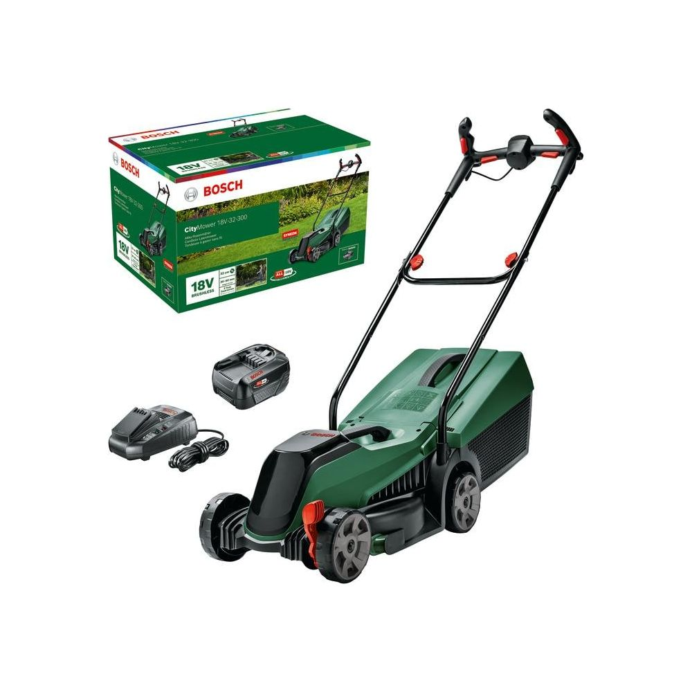 BOSCH CityMower 18V-32-300 Akülü Çim Biçme Makinesi