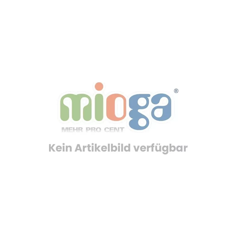 Le logo 'mioga' avec le sous-titre 'MEHR PRO CENT'.