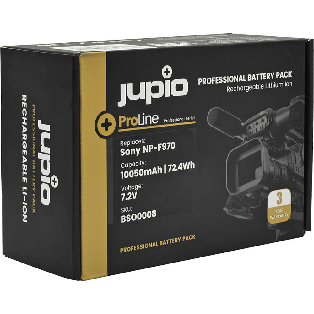 Batteria Jupio ProLine per Sony NP-F970, 7.2V, 72.4Wh.