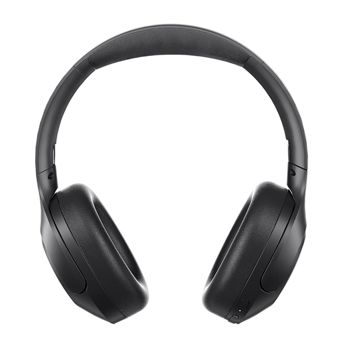 Schwarze Over-Ear-Kopfhörer mit gepolstertem Bügel und Ohrmuscheln.