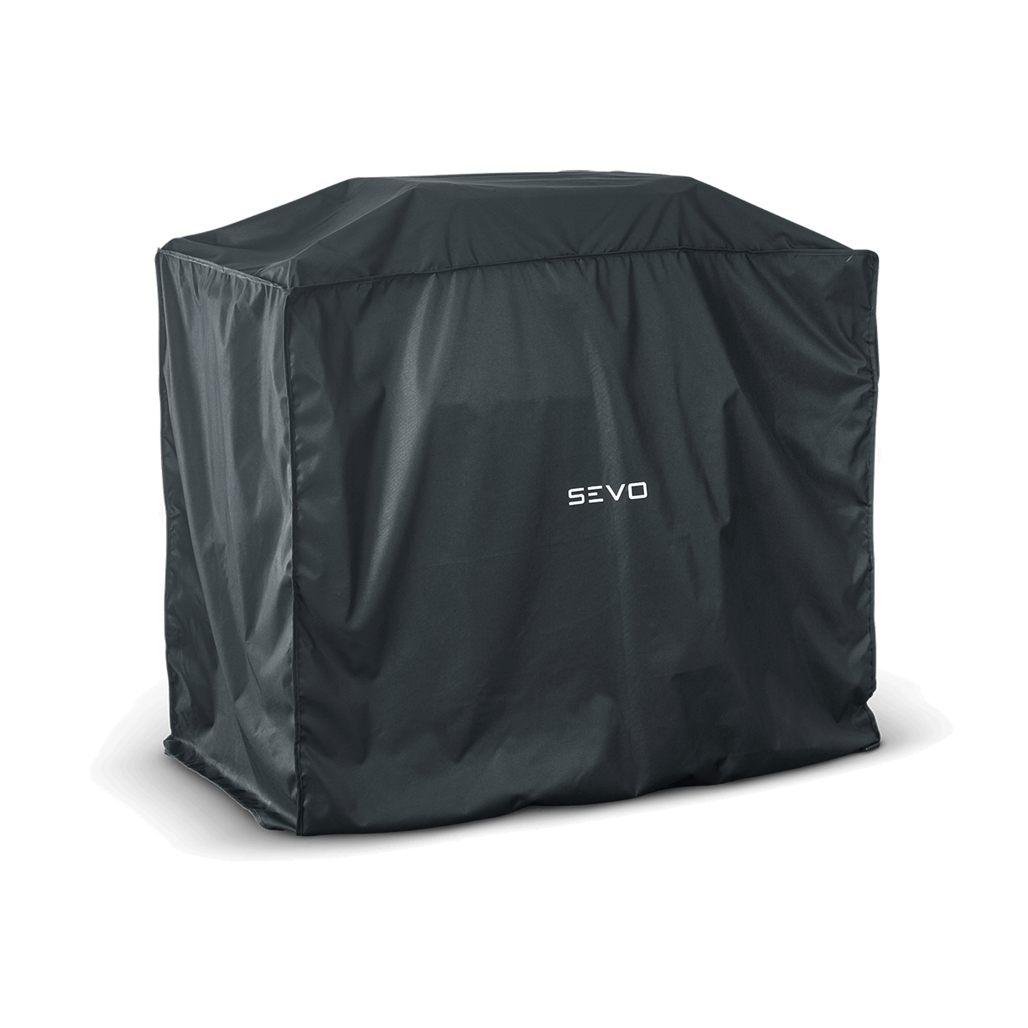 Ciemnoszara osłona na urządzenie z logo SEVO.