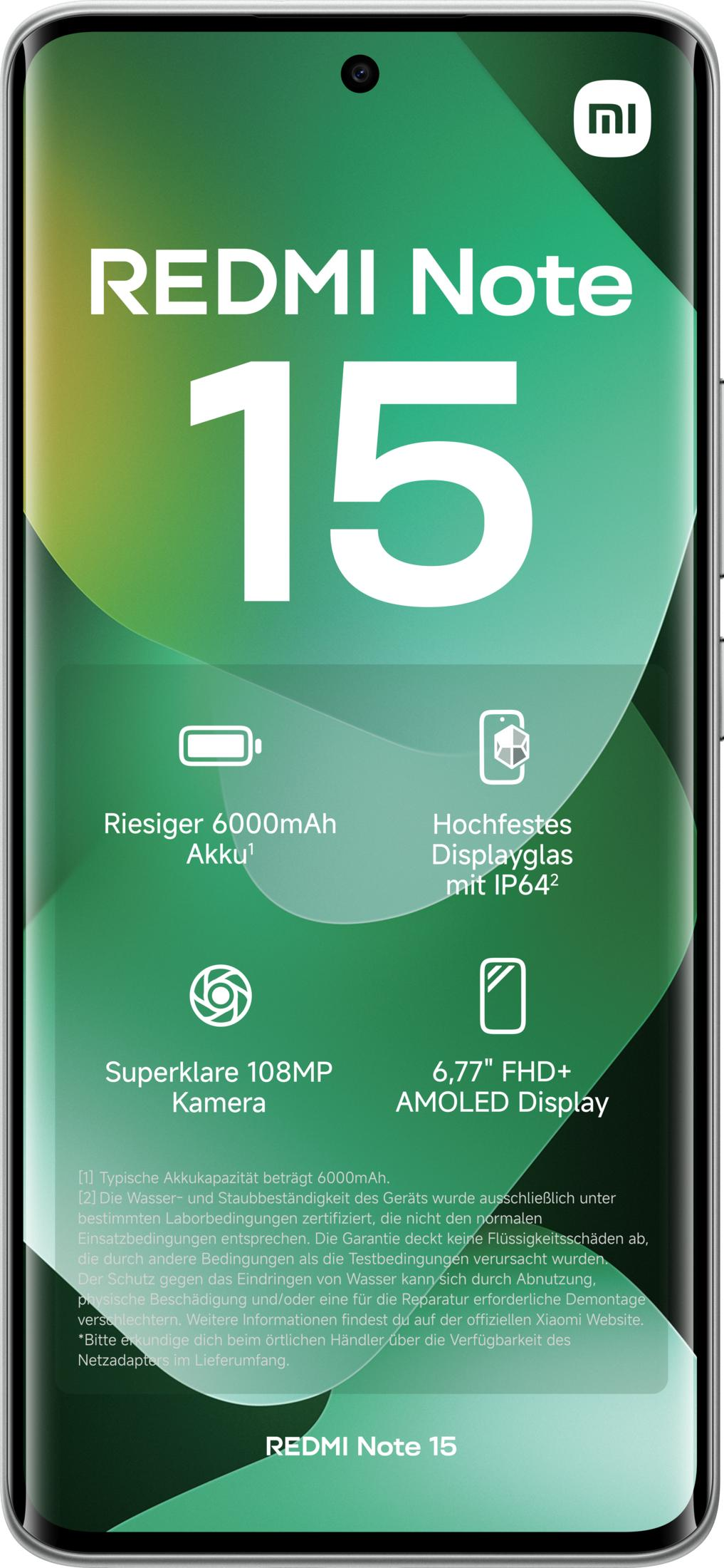 Redmi Note 15 z baterią 6000mAh, aparatem 108MP i wyświetlaczem AMOLED FHD+ 6,77".