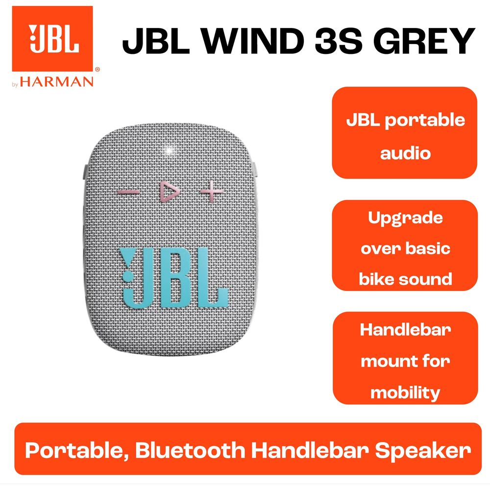 Altoparlante JBL Wind 3S: portatile, Bluetooth, attacco manubrio.