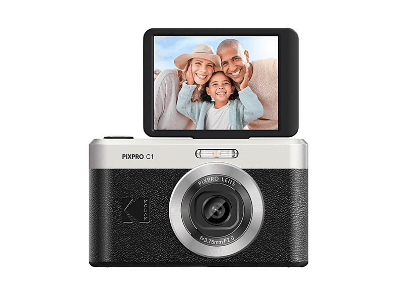 KODAK PIXPRO コンパクトデジタルカメラ C1 ブラック KODAK PIXPRO C1 SCHWARZ MIT MICROSD KARTE 16GB SOW Digitalkamera