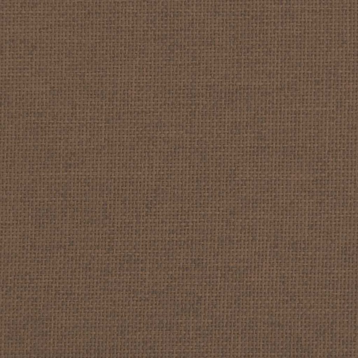 Eine braune Stofftextur mit einem gewebten Muster aus feinen Fäden.