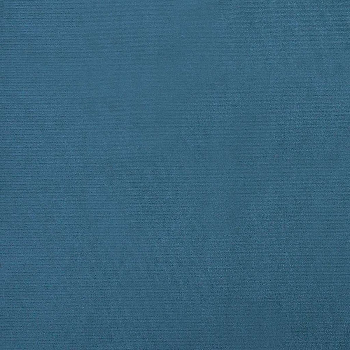 Blaues Stoffmuster mit feinen horizontalen Linien und samtiger Textur.