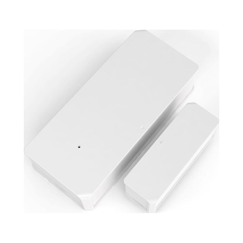 Dwa białe prostokątne czujniki, większy po lewej, mniejszy po prawej.