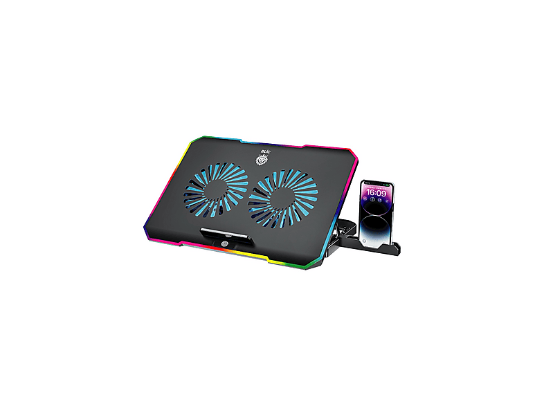 TORIMA CF-04 Ayarlanabilir Dizüstü Bilgisayar RGB Soğutucu Stand Siyah