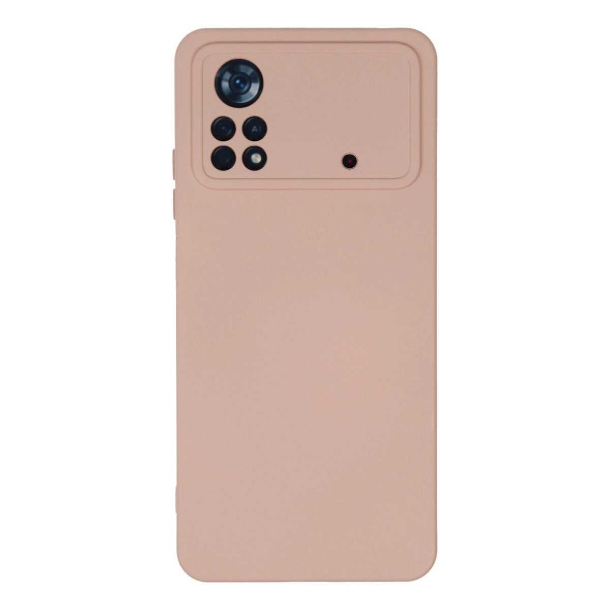 NEWFACE Xiaomi Poco X4 Pro 5G Uyumlu Nano İçi Kadife Silikon Telefon Kılıfı Pudra