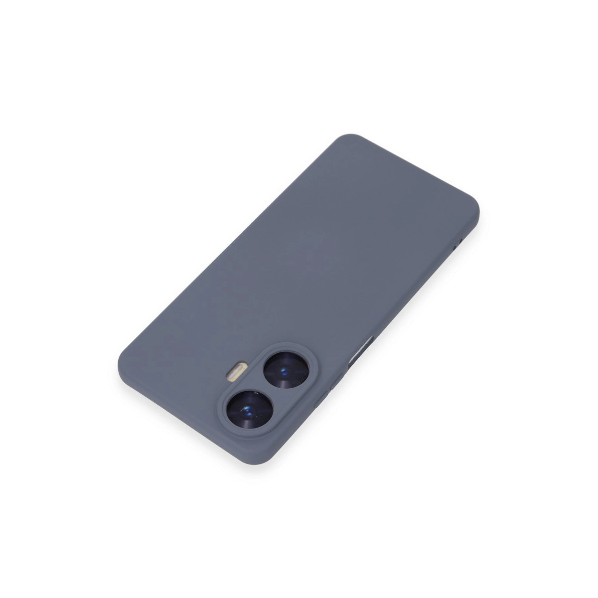NEWFACE Realme C55 Uyumlu Nano İçi Kadife Silikon Telefon Kılıfı Gri