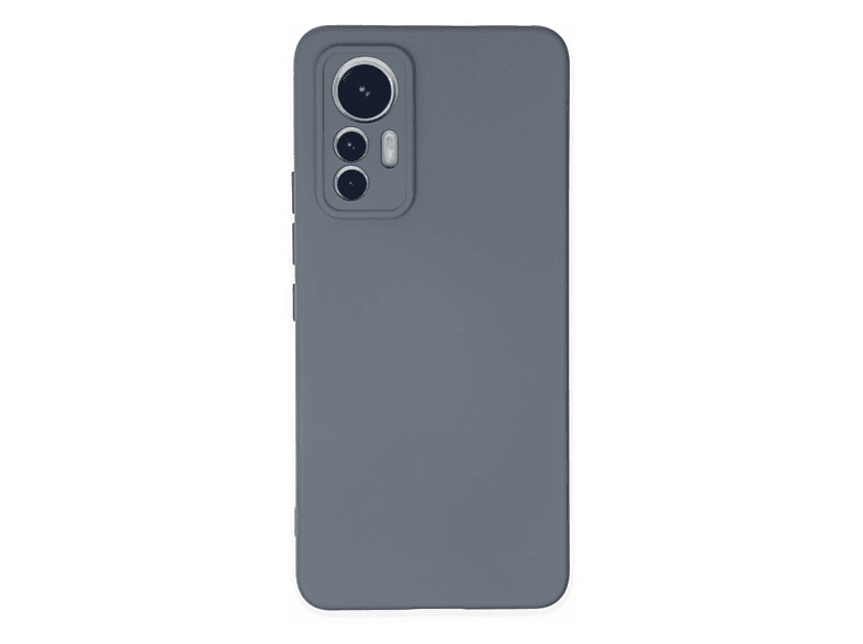 NEWFACE Xiaomi Mi 12 Lite Uyumlu Nano İçi Kadife Silikon Telefon Kılıfı Gri