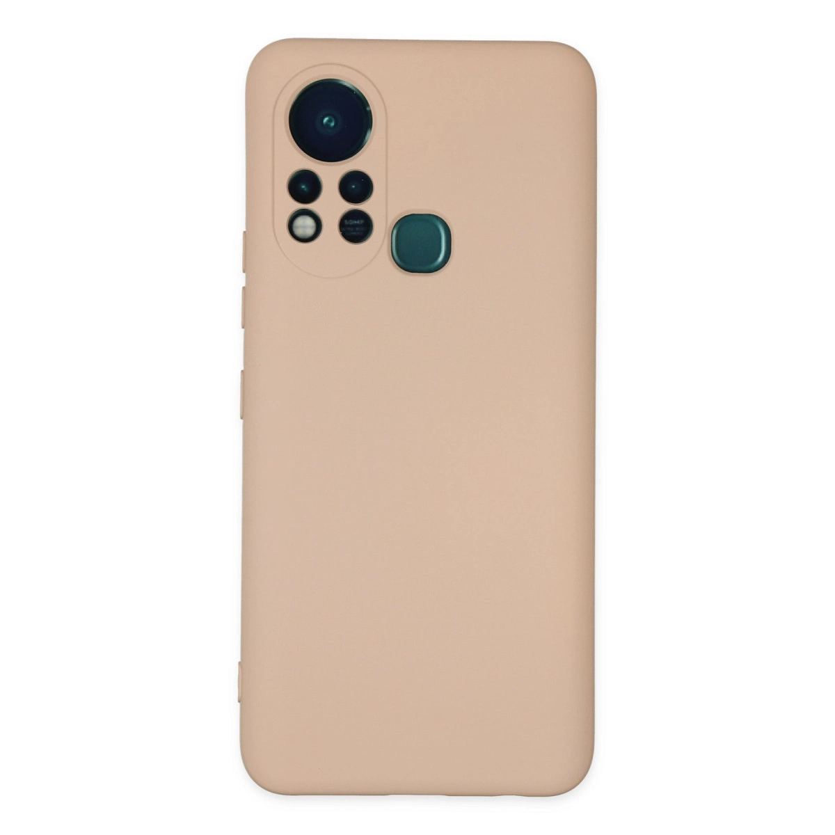 NEWFACE Infinix Hot 11S Uyumlu Nano İçi Kadife Silikon Telefon Kılıfı Pudra