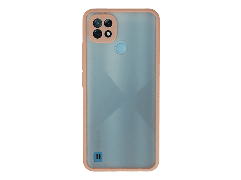 NEWFACE Realme C21 Montreal Uyumlu Silikon Kapak Telefon Kılıfı Pembe