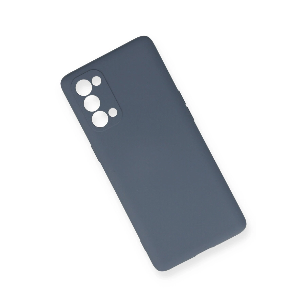 Beyaz zeminde koyu gri telefon kılıfı.