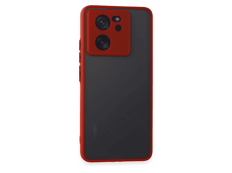 NEWFACE Xiaomi Mi 13t Pro Uyumlu Montreal Silikon Kapak Telefon Kılıfı Kırmızı